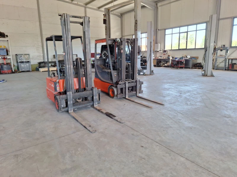 Електрокар Linde E16C & E14 Triplex. , снимка 2 - Индустриална техника - 50909449