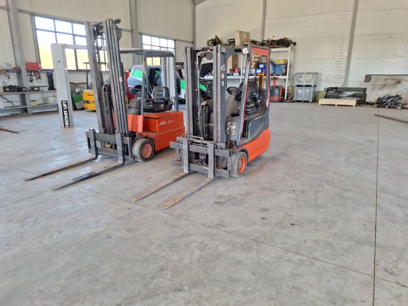 Електрокар Linde E16C & E14 Triplex. , снимка 3 - Индустриална техника - 50909449