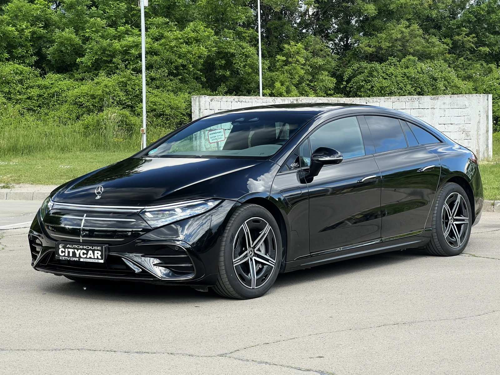 Mercedes-Benz EQS 450+ / AMG / HYPERSCREEN / HEAD UP / PANO / 360 / , снимка 3 - Автомобили и джипове - 54688641