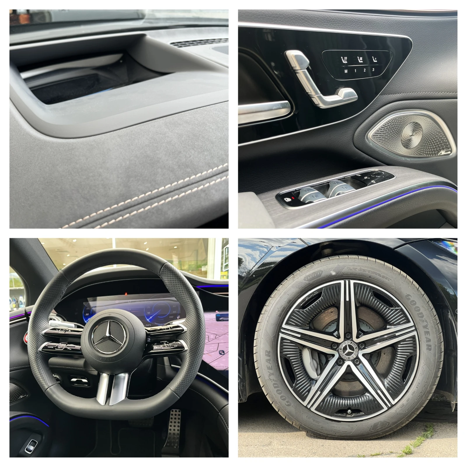 Mercedes-Benz EQS 450+ / AMG / HYPERSCREEN / HEAD UP / PANO / 360 / , снимка 17 - Автомобили и джипове - 54688641