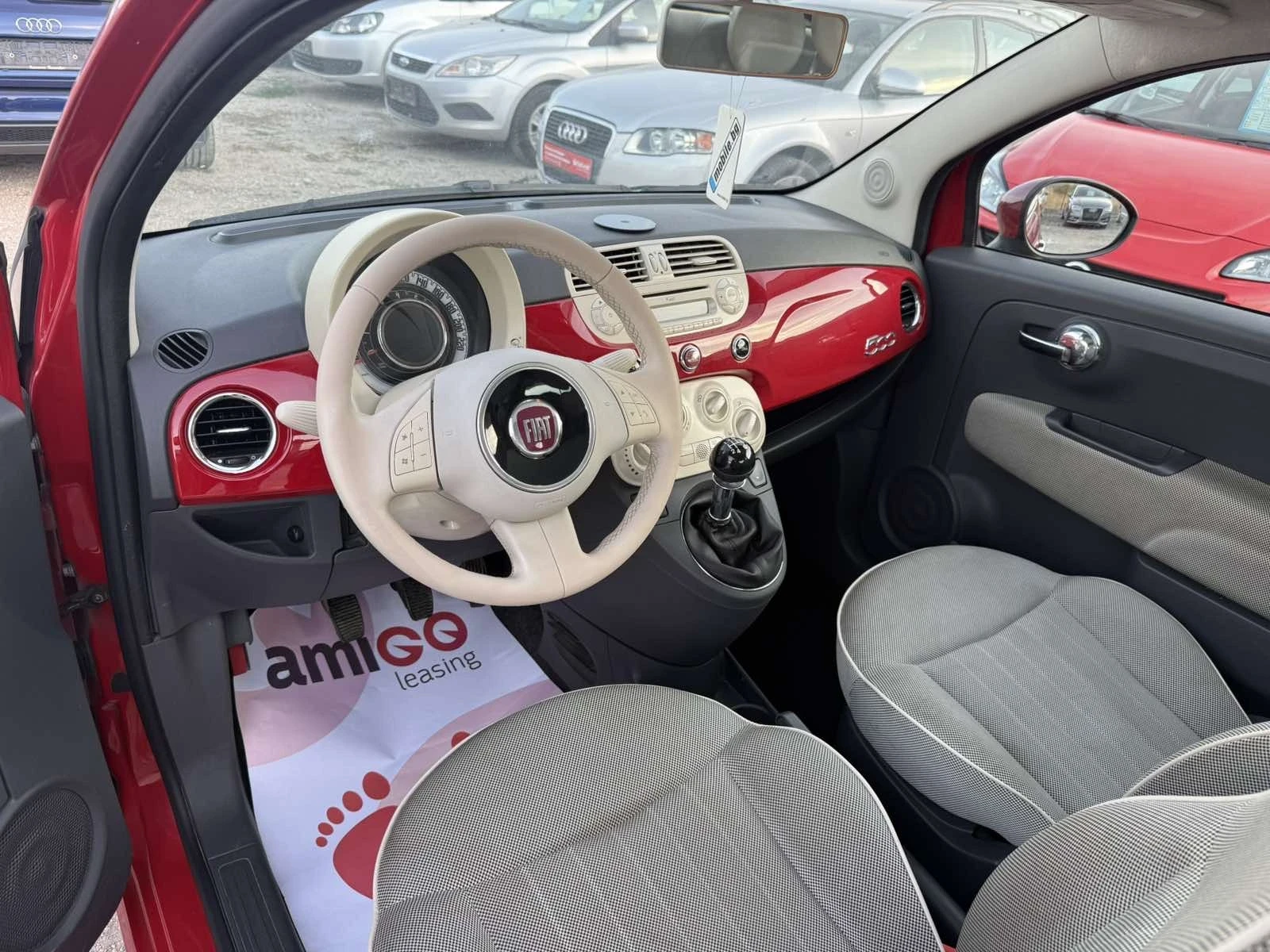 Fiat 500 1.2 I ПАНОРАМА, снимка 8 - Автомобили и джипове - 56417199