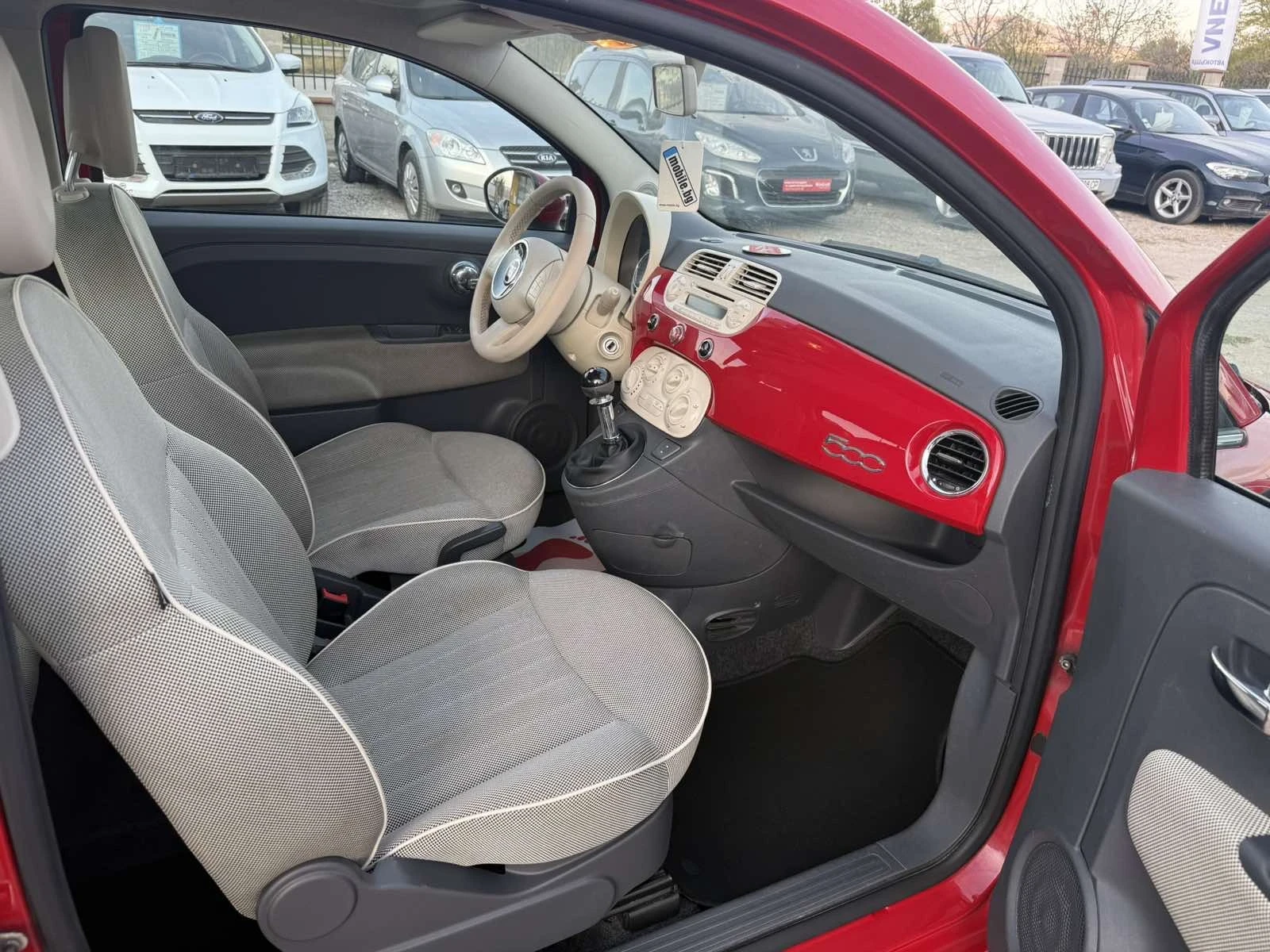 Fiat 500 1.2 I ПАНОРАМА, снимка 11 - Автомобили и джипове - 56417199