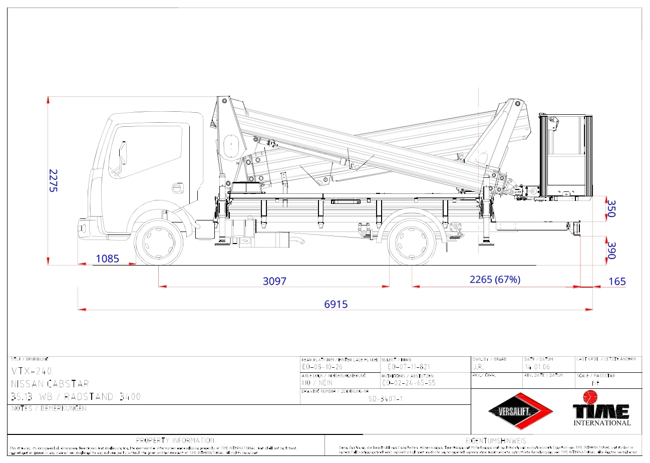 Автовишка Versalift 24м 220кг VTX-240 - изображение 8