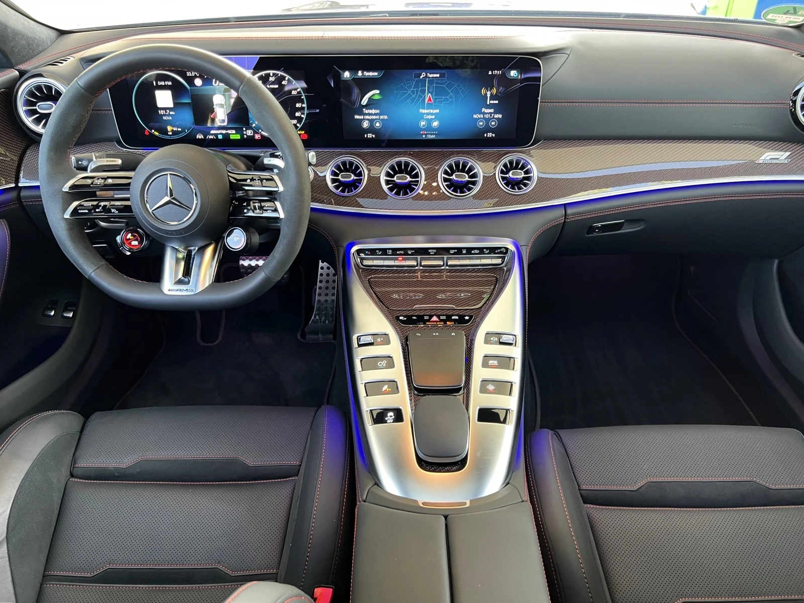 Mercedes-Benz AMG GT 63S E-PERFORMANCE/F1 EDITION/CARBON/CERAMIC/BURM/ | Mobile.bg   13