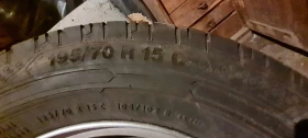 Гуми с джанти Continental 195/70R15, снимка 2 - Гуми и джанти - 47397534