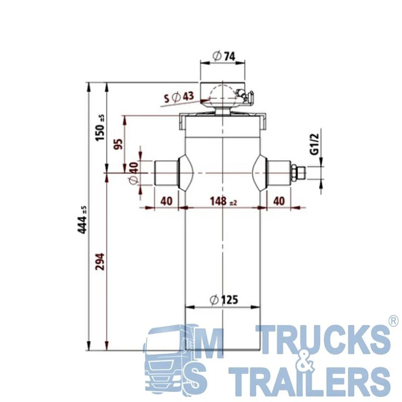 Mercedes-Benz Atego Хидравлични цилиндри PENTA, снимка 3 - Камиони - 25470548