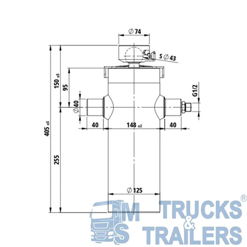 Mercedes-Benz Atego Хидравлични цилиндри PENTA, снимка 4 - Камиони - 25470548