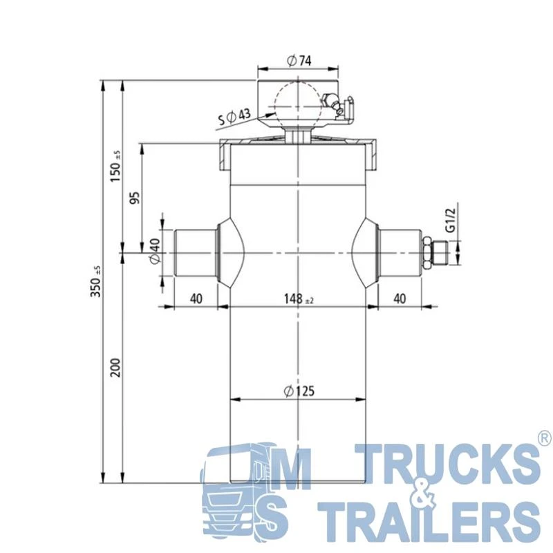 Mercedes-Benz Atego Хидравлични цилиндри PENTA, снимка 7 - Камиони - 25470548