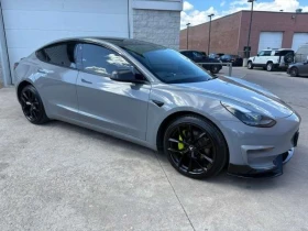 Tesla Model 3 WHITE INTERIOR / LFP BATTERY / NARDO GREY WRAP / А, снимка 7