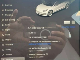 Tesla Model 3 WHITE INTERIOR / LFP BATTERY / NARDO GREY WRAP / А, снимка 17
