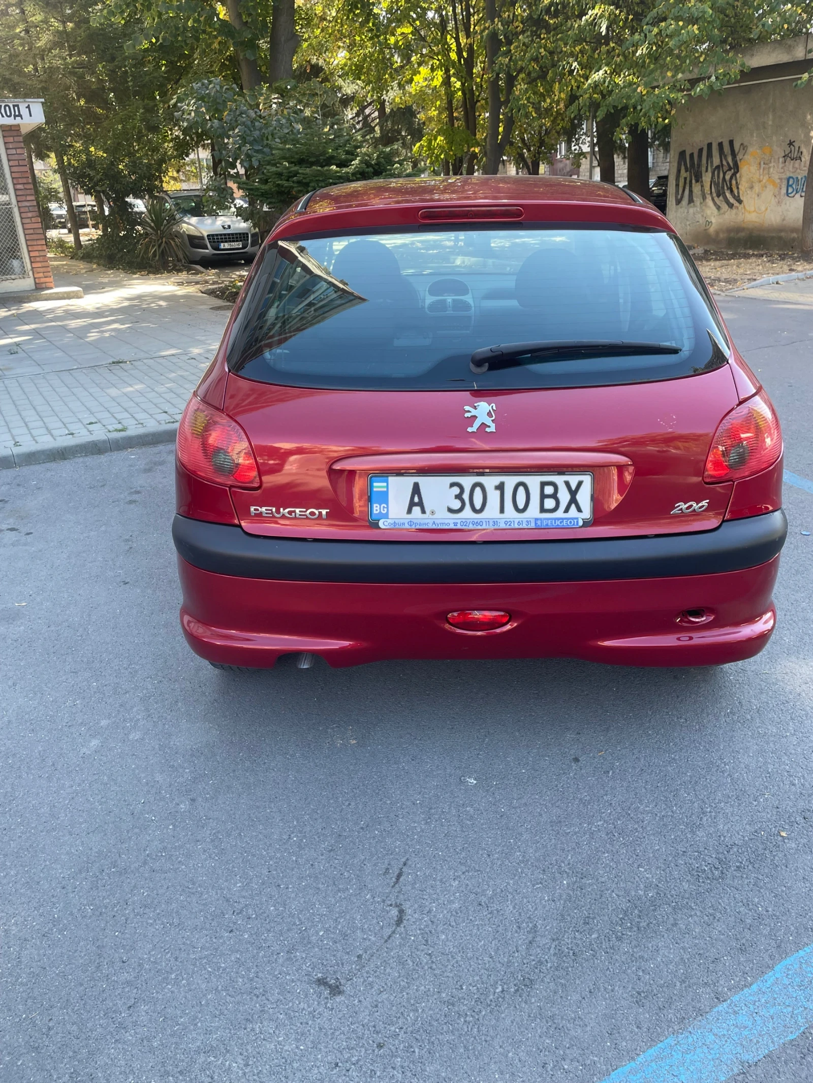 Peugeot 206, снимка 3 - Автомобили и джипове - 56429229
