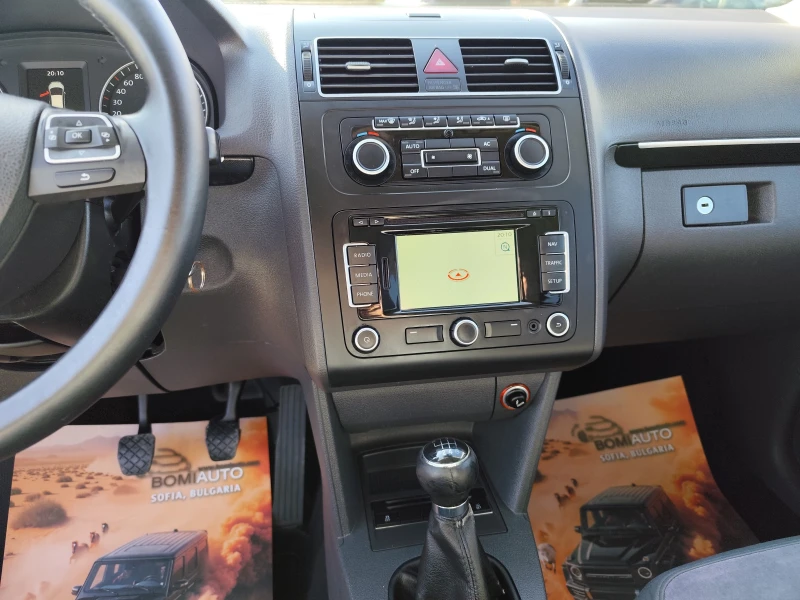 VW Touran 2.0TDi* 7 MECTA* EURO5B* NAVI* , снимка 9 - Автомобили и джипове - 53164334