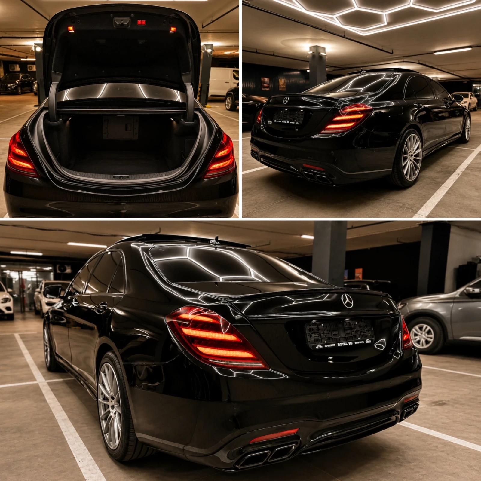 Mercedes-Benz S 350 AMG::LONG::NIGHT VISION:3XTV:MASSAGE:1 СОБСТВЕНИК:, снимка 4 - Автомобили и джипове - 54963210