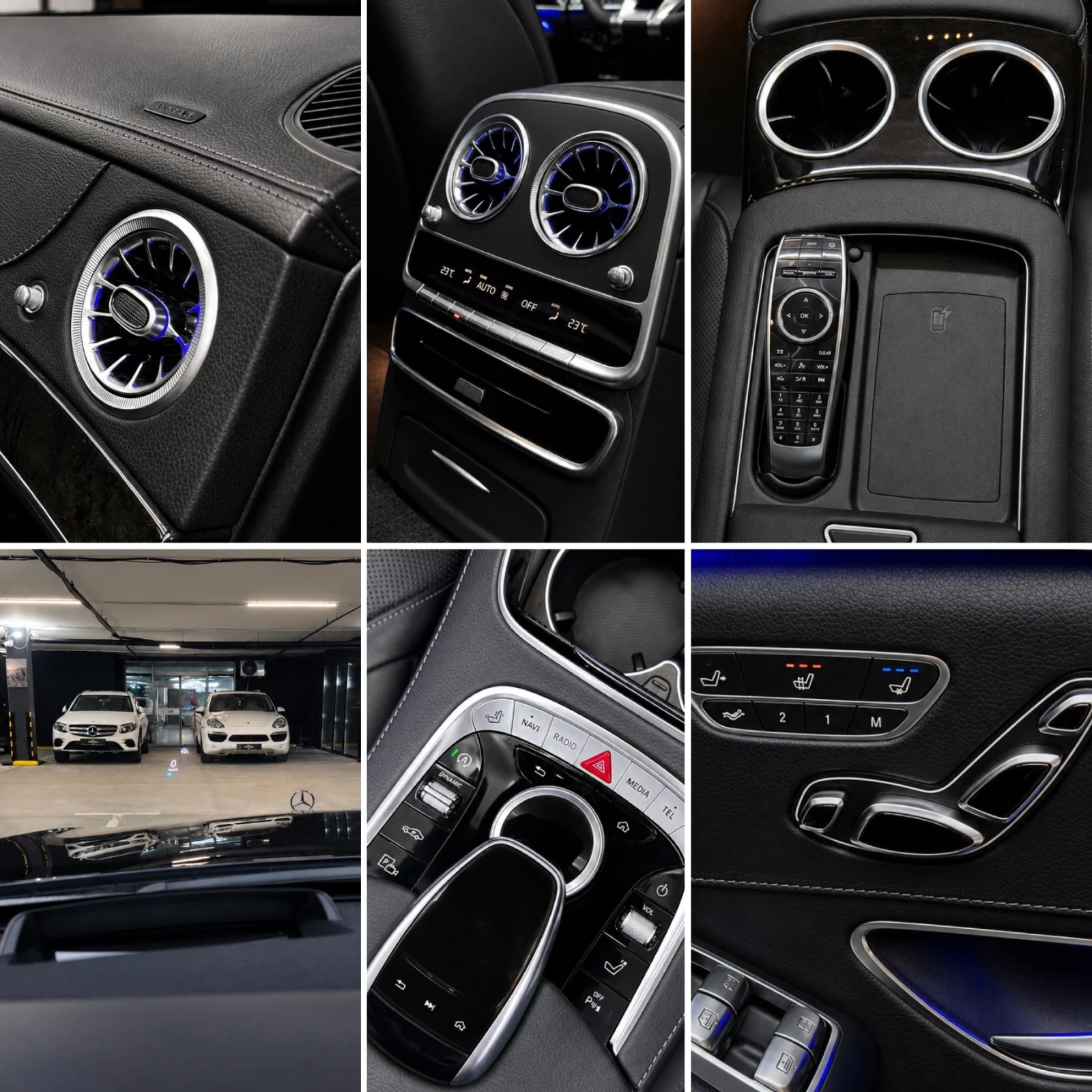 Mercedes-Benz S 350 AMG::LONG::NIGHT VISION:3XTV:MASSAGE:1 СОБСТВЕНИК:, снимка 11 - Автомобили и джипове - 54963210