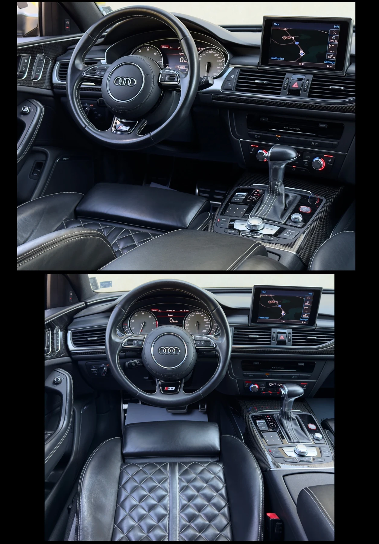Audi S6 4.0TFSi 600hp//MATRIX* , снимка 11 - Автомобили и джипове - 54692943
