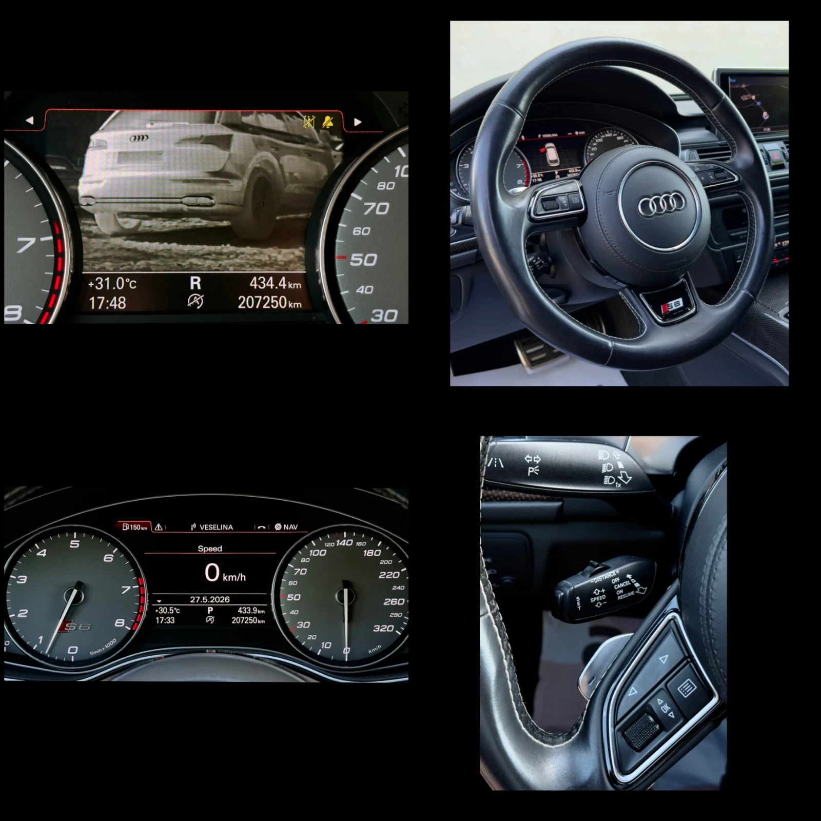Audi S6 4.0TFSi 600hp//MATRIX* , снимка 16 - Автомобили и джипове - 54692943