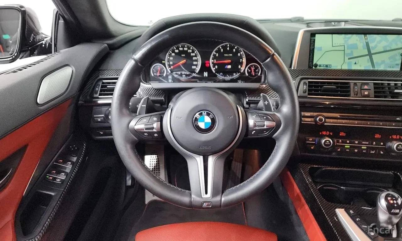 BMW M6 Gran Coupe/ПОДГРЕВ/ОБДУХВАНЕ/ХЕДЪП/, снимка 13 - Автомобили и джипове - 56134258