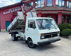 VW Lt Тристранен самосвал + Кран