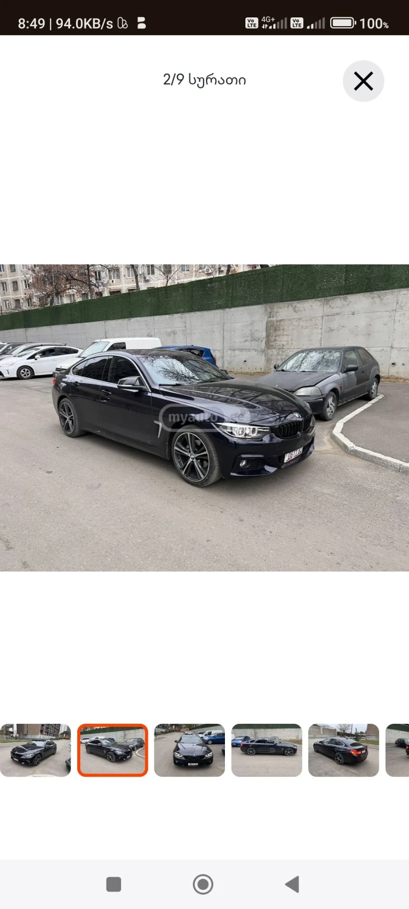 BMW 430 M Sport, снимка 2 - Автомобили и джипове - 49383945