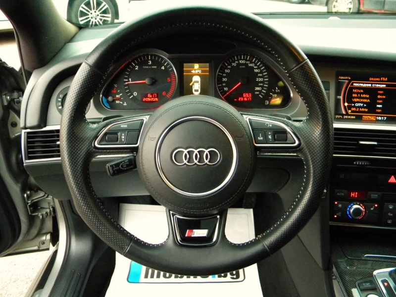 Audi A6 Sline* QUATTRO* 3.0TDI-NAVI-КОЖА-АВТОМАТ-КАТО НОВО, снимка 16 - Автомобили и джипове - 53425422