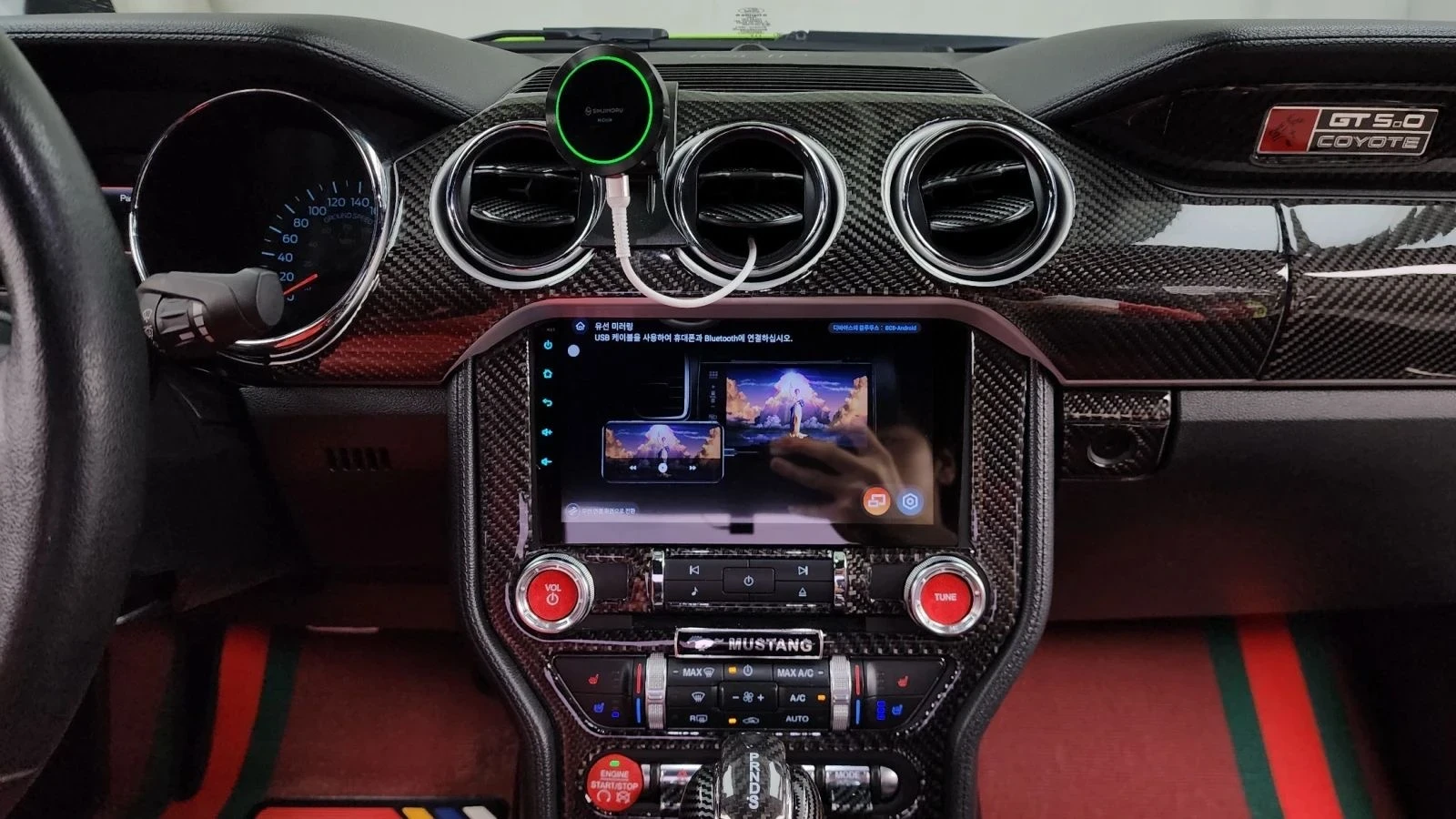 Ford Mustang GT 5.0* Shelby-pack* shaker* Back cam* Обдух* Подг, снимка 8 - Автомобили и джипове - 55564146