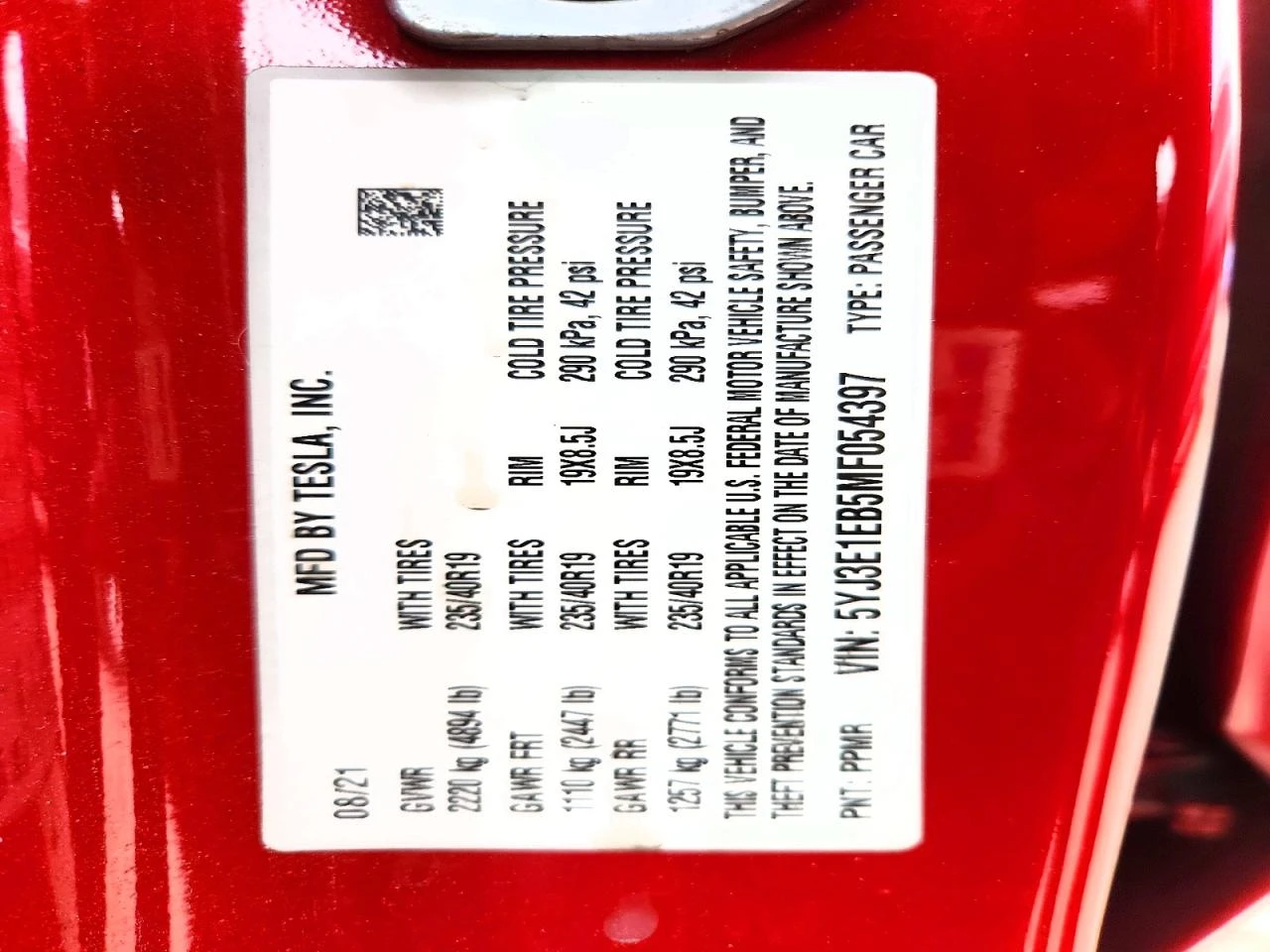 Tesla Model 3, снимка 12 - Автомобили и джипове - 56407314