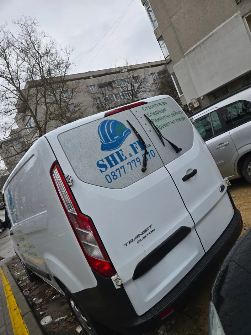 Ford Transit Custom 2.2/ 125к.с  ТОП, снимка 4 - Бусове и автобуси - 53123111