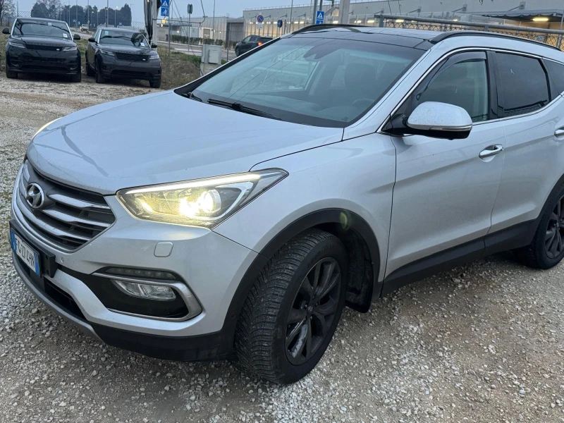 Hyundai Santa fe Full-ПАНОРАМА-КОЖА-ОБДУХВАНЕ-КАМЕРИ 360-2.2d 200hp, снимка 13 - Автомобили и джипове - 48759516