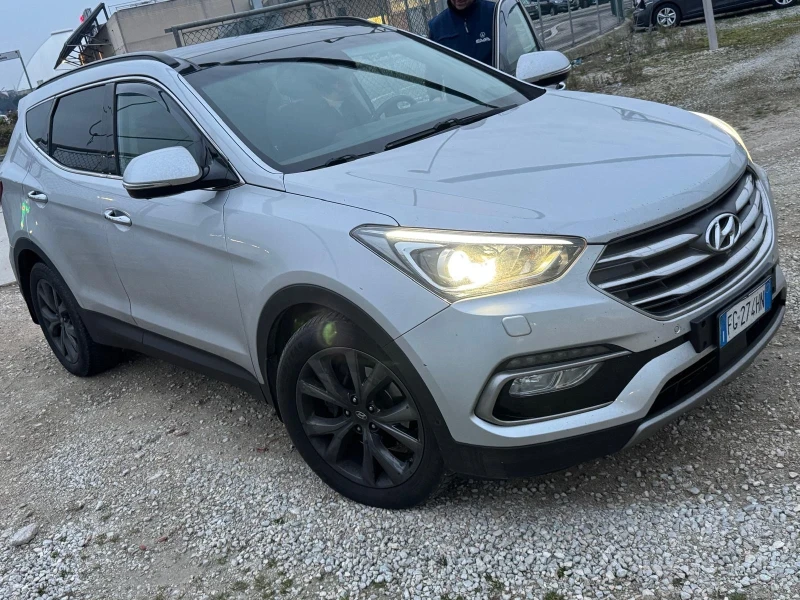 Hyundai Santa fe Full-ПАНОРАМА-КОЖА-ОБДУХВАНЕ-КАМЕРИ 360-2.2d 200hp, снимка 1 - Автомобили и джипове - 48759516