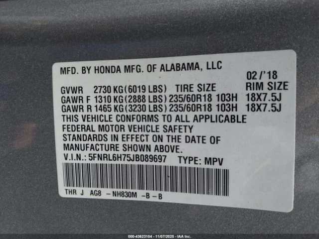 Honda Odyssey EX-L/АВТОКРЕДИТИРАНЕ*  - изображение 9