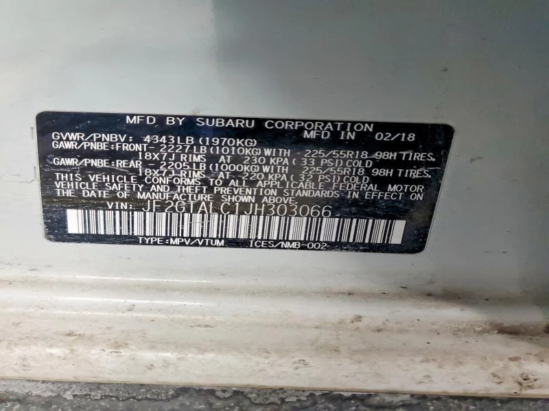 Subaru Crosstrek 2.0L 4 ALL WHEEL DRIVE, снимка 14 - Автомобили и джипове - 53929063