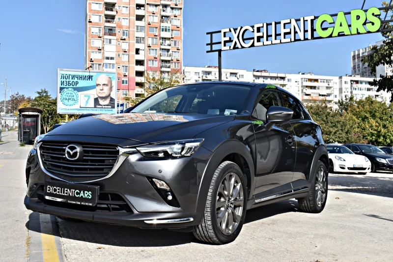 Mazda СХ-3 2.0i* 4x4* SKYACTIV* LINE* DISSTRONIC* TRAFFIC* HI, снимка 1 - Автомобили и джипове - 47750702