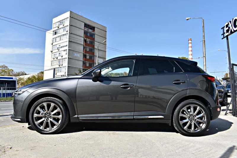 Mazda СХ-3 2.0i* 4x4* SKYACTIV* LINE* DISSTRONIC* TRAFFIC* HI, снимка 3 - Автомобили и джипове - 47750702