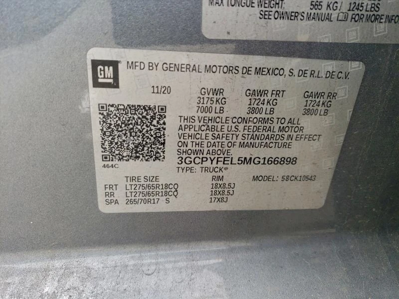 Chevrolet Silverado 6.2L 8 4x4 w/Rear Wheel Drv, снимка 4 - Автомобили и джипове - 53344117