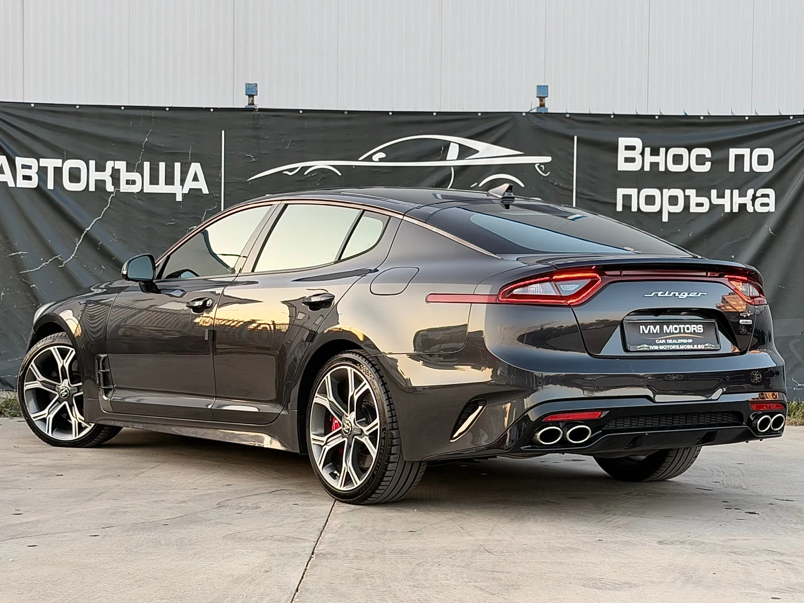 Kia Stinger 3.3i* GT* AWD* LEXICON* 360* PANO* , снимка 4 - Автомобили и джипове - 55619079
