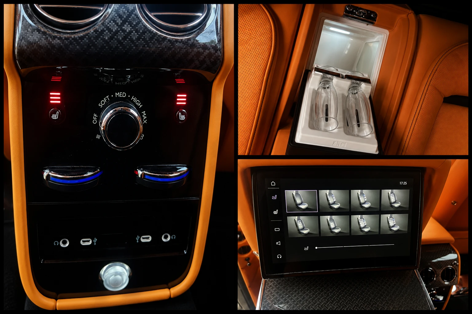 Rolls-Royce Cullinan BLACK BADGE/ SANCTUARY SEATS/ 4 SEATS/REAR THEATRE, снимка 17 - Автомобили и джипове - 55119716