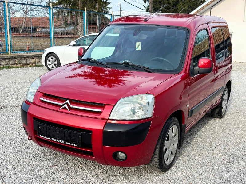 Citroen Berlingo 1.6HDI 90 КС 2 СТРАНИЧНИ ВРАТИ КЛИМАТИК, снимка 1 - Автомобили и джипове - 48415374