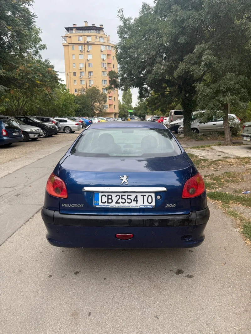 Peugeot 206 1.4 75 к.с, снимка 2 - Автомобили и джипове - 52552348