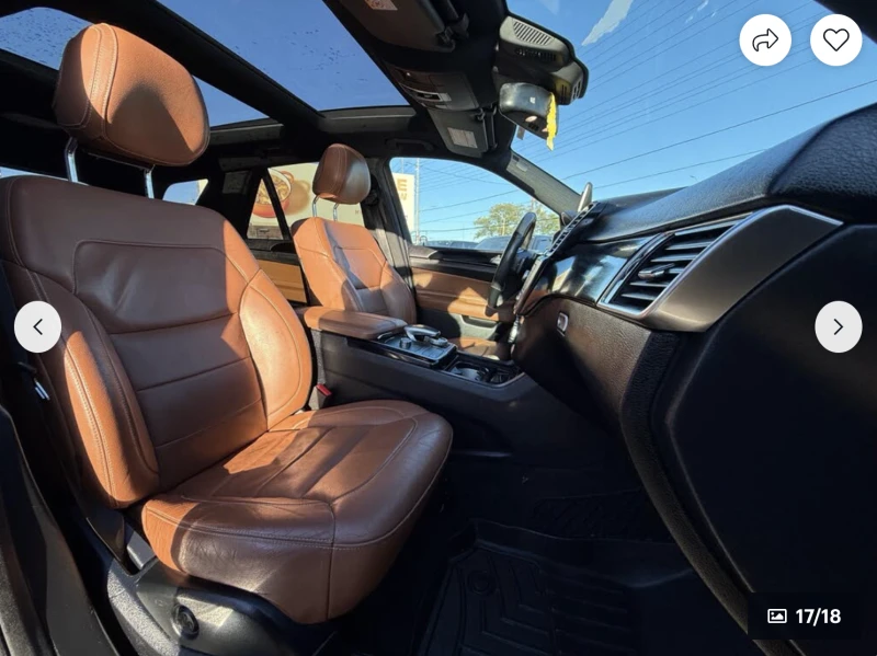 Mercedes-Benz GLE 450 AMG* PACK* ПОДГРЕВ* КАМЕРА* КЕЙЛЕС* LANE* ASSIST, снимка 14 - Автомобили и джипове - 52459317