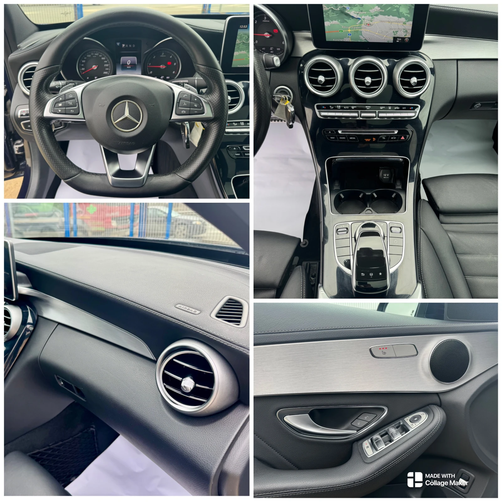 Mercedes-Benz C 250 4-MATIC AMG �������� ������ DISTRONIC LANE FUL-LED | Mobile.bg � ����������� 14
