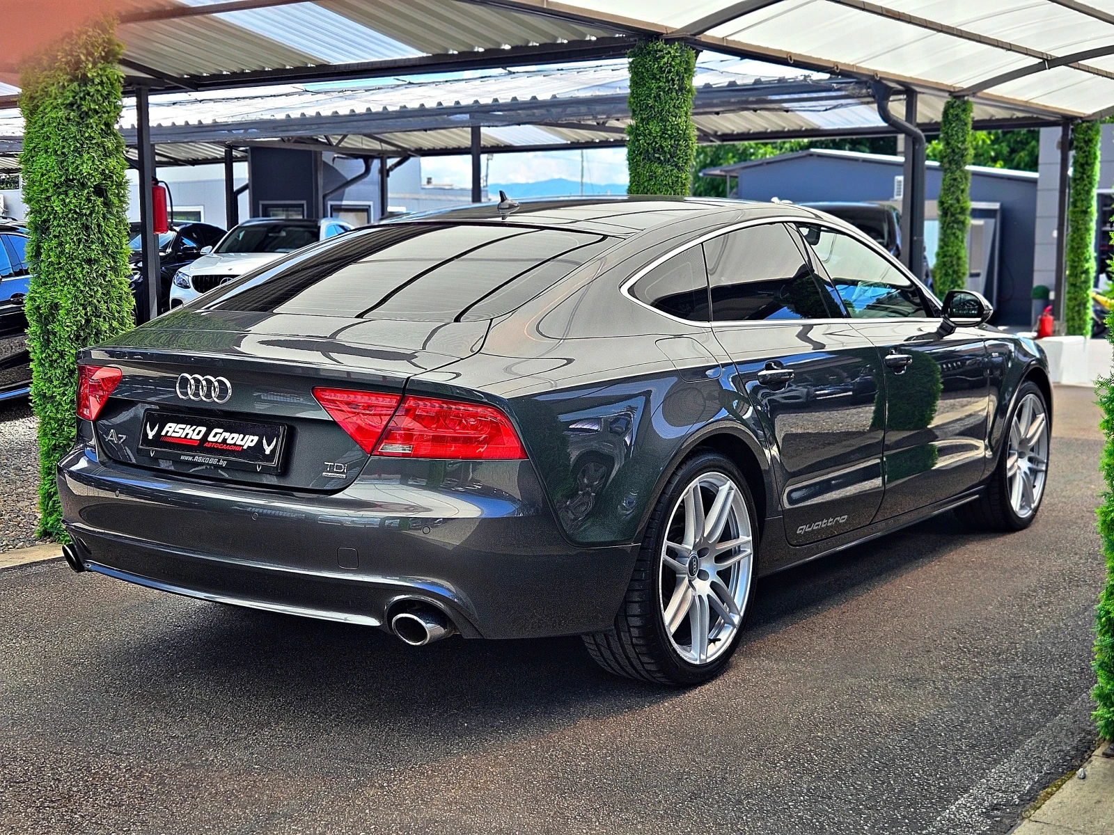 Audi A7 313PS/S-LINE/DISTR/CAMERA/BOSE/ПОДГР/AIR/ПАМЕТ/LIZ, снимка 5 - Автомобили и джипове - 54836278