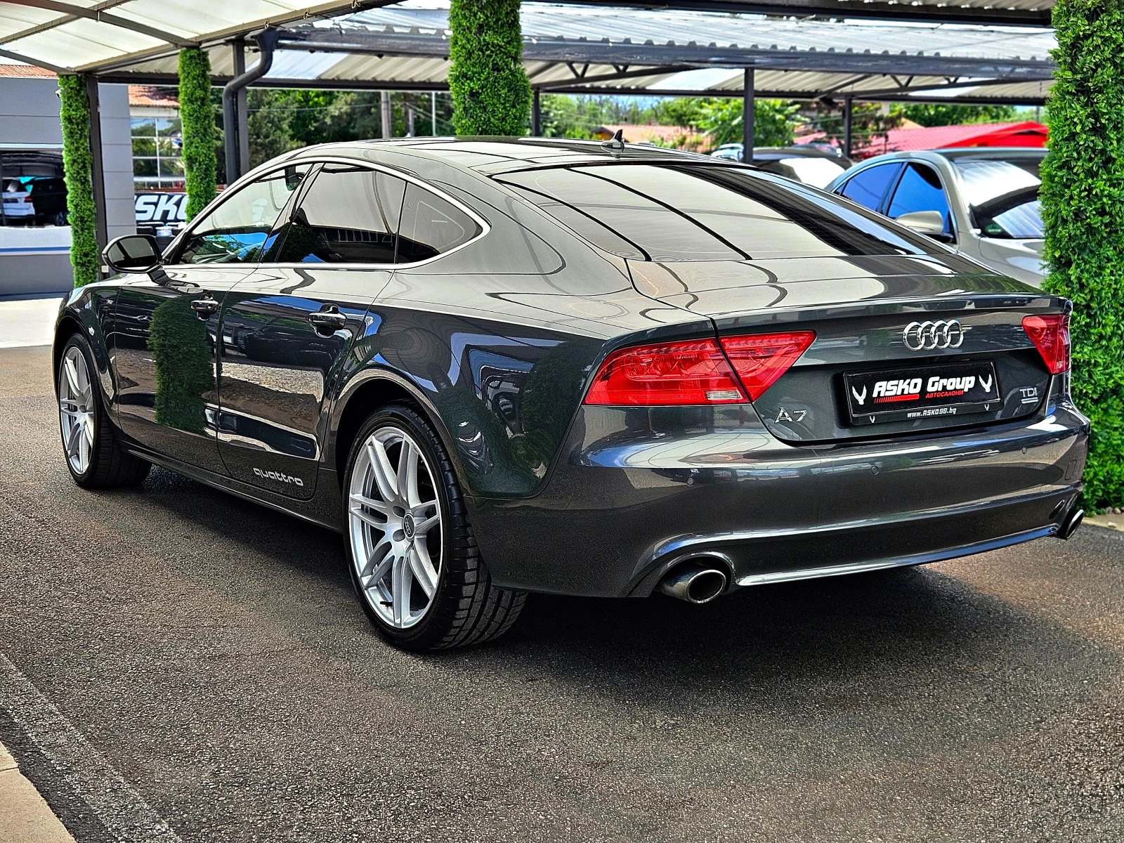 Audi A7 313PS/S-LINE/DISTR/CAMERA/BOSE/ПОДГР/AIR/ПАМЕТ/LIZ, снимка 7 - Автомобили и джипове - 54836278