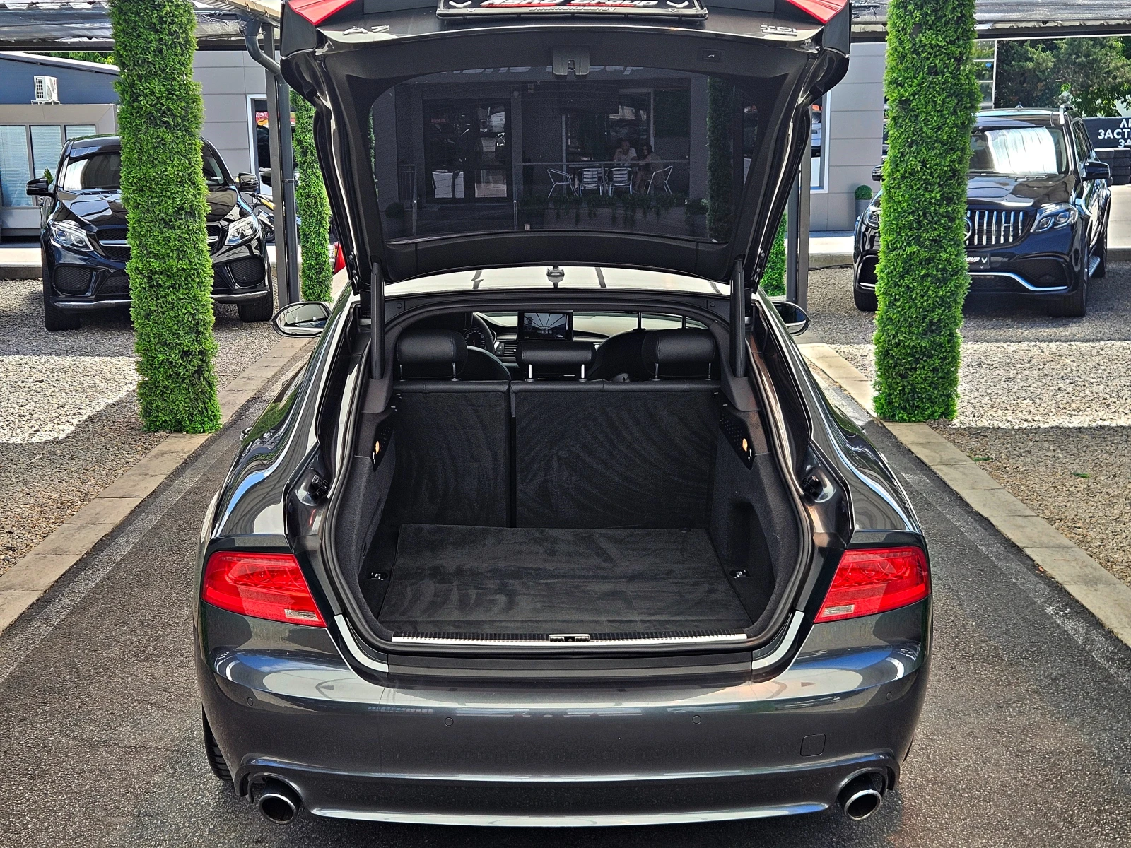 Audi A7 313PS/S-LINE/DISTR/CAMERA/BOSE/ПОДГР/AIR/ПАМЕТ/LIZ, снимка 8 - Автомобили и джипове - 54836278
