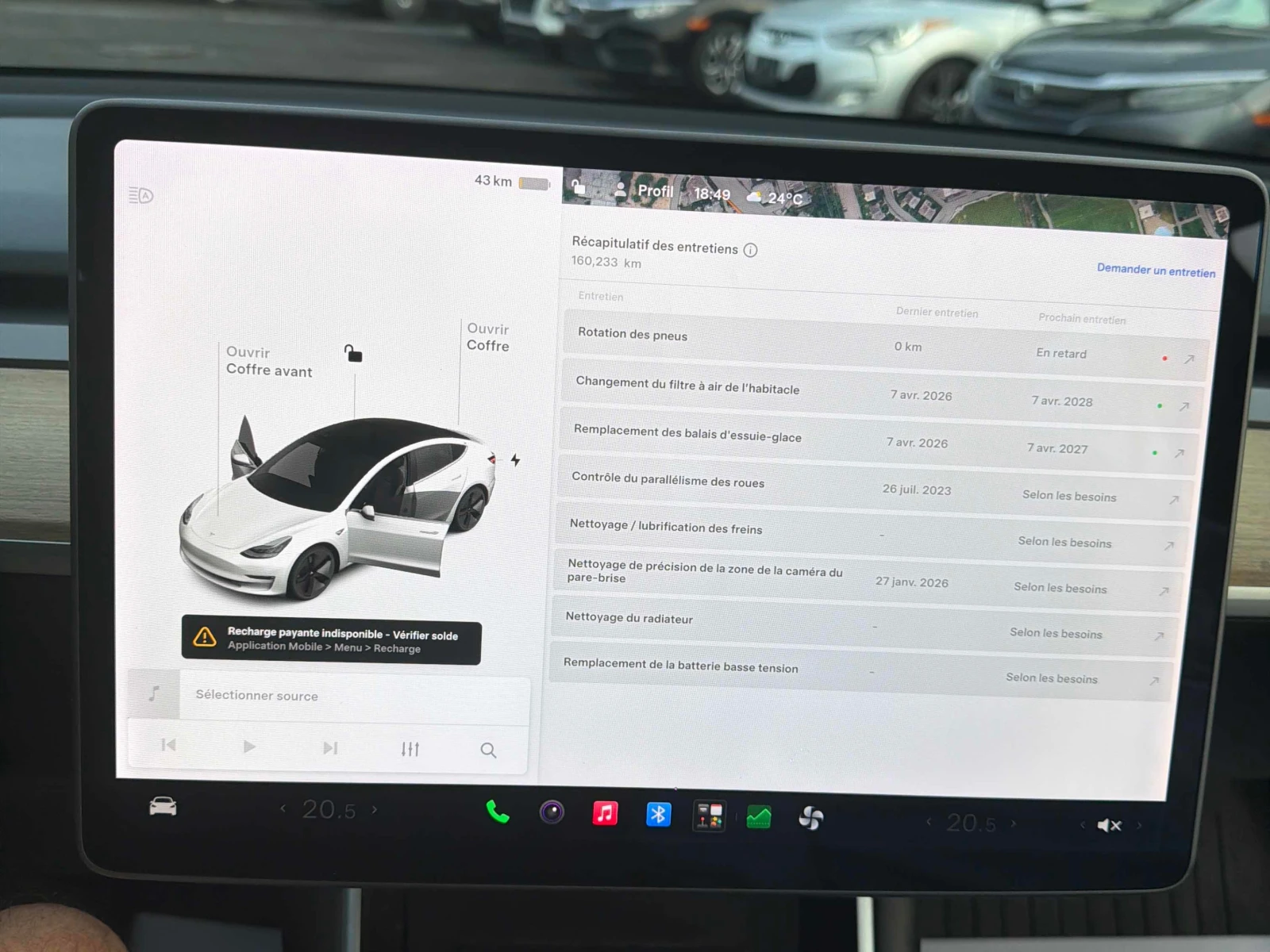 Tesla Model 3 * Standard Range Plus * CARFAX * ЦЕНА ДО БГ, снимка 8 - Автомобили и джипове - 56121083