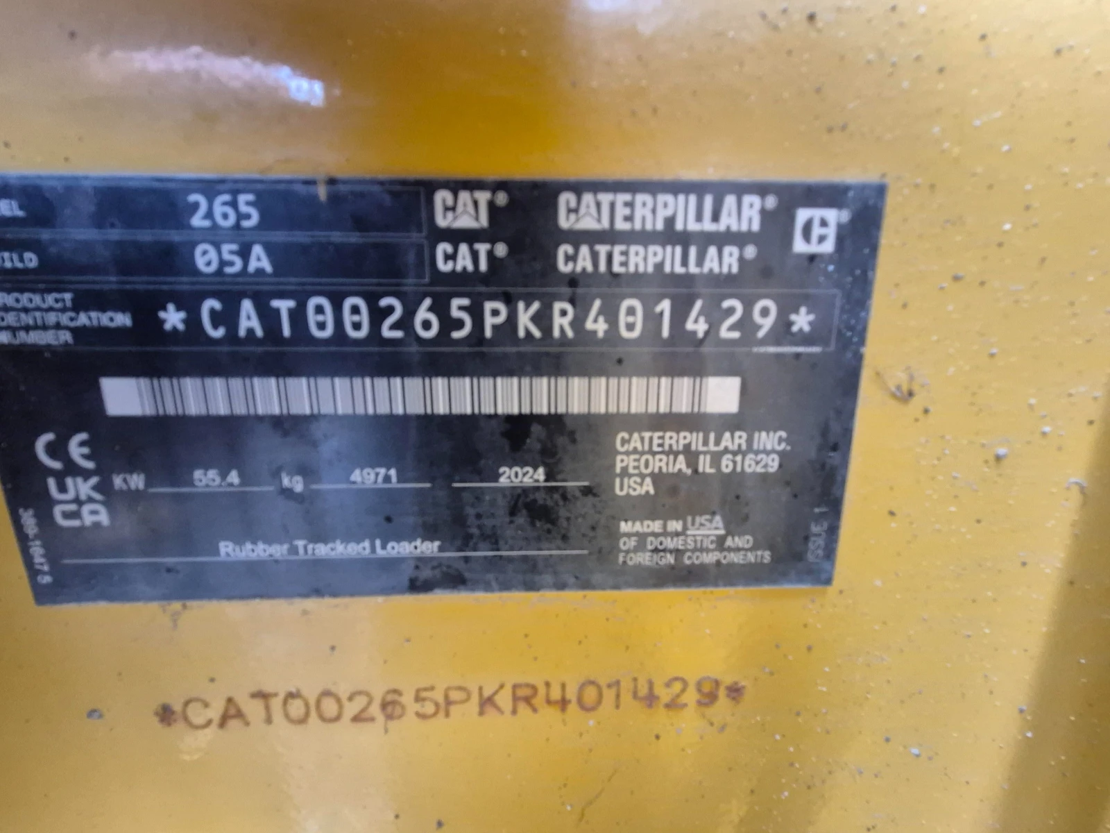 Мини челни товарачи Cat 265, снимка 9 - Индустриална техника - 53959800