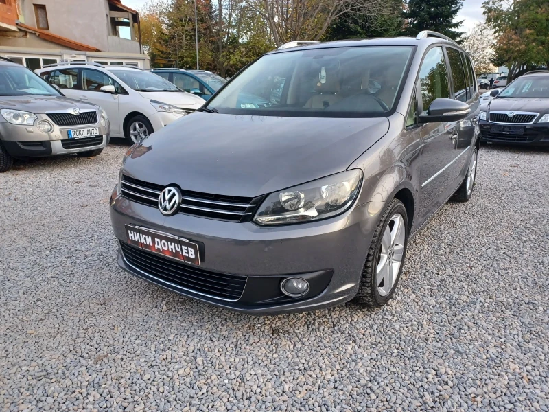 VW Touran 2.0-140 TDI!AVTOMAT! KOJA! F-1 на волана!Подгрев , снимка 1 - Автомобили и джипове - 48043983