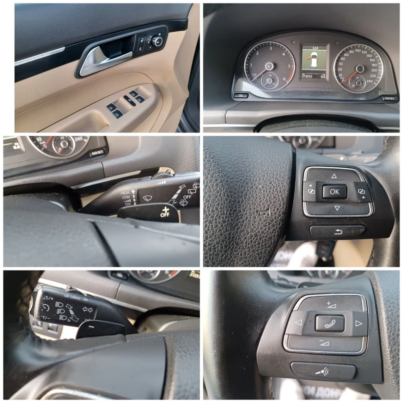 VW Touran 2.0-140 TDI!AVTOMAT! KOJA! F-1 на волана!Подгрев , снимка 13 - Автомобили и джипове - 48043983