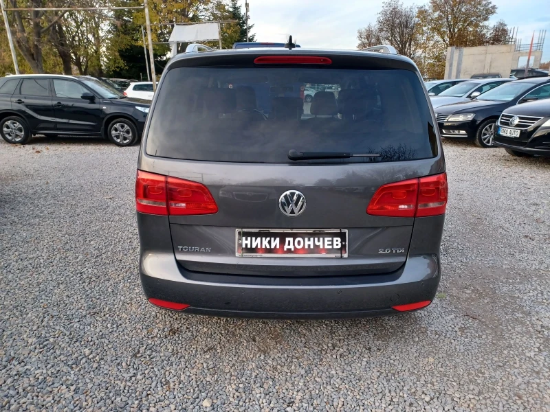 VW Touran 2.0-140 TDI!AVTOMAT! KOJA! F-1 на волана!Подгрев , снимка 5 - Автомобили и джипове - 48043983