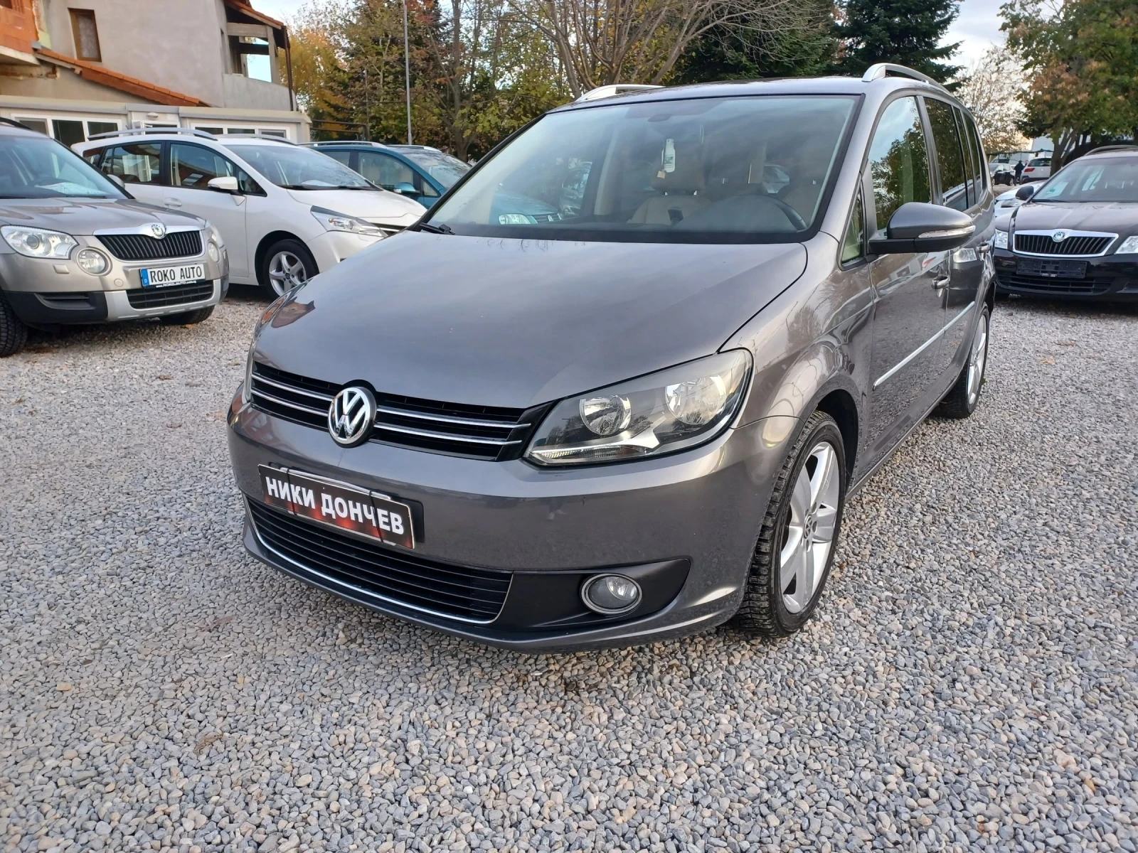 VW Touran 2.0-140 TDI!AVTOMAT! KOJA! F-1 на волана!Подгрев  - [1] 