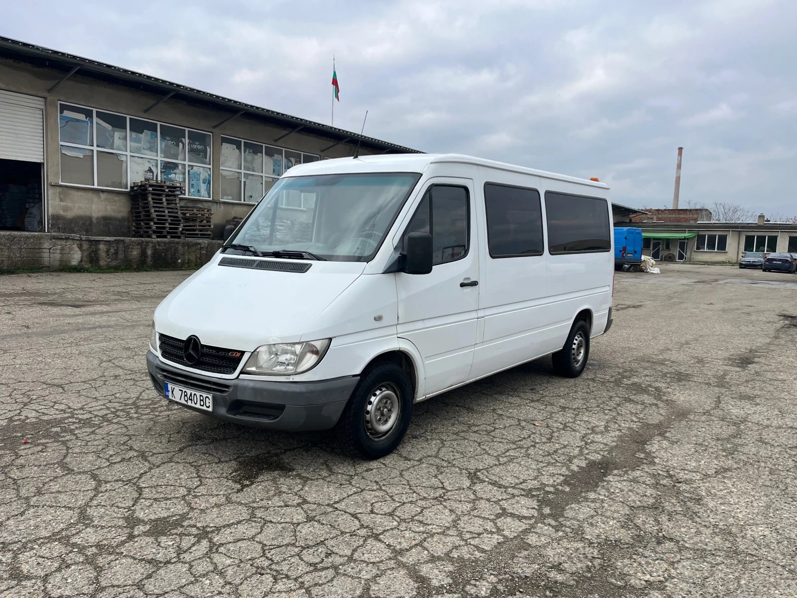 Mercedes-Benz Sprinter 213 Климатик, 9 места, дълга база, снимка 1